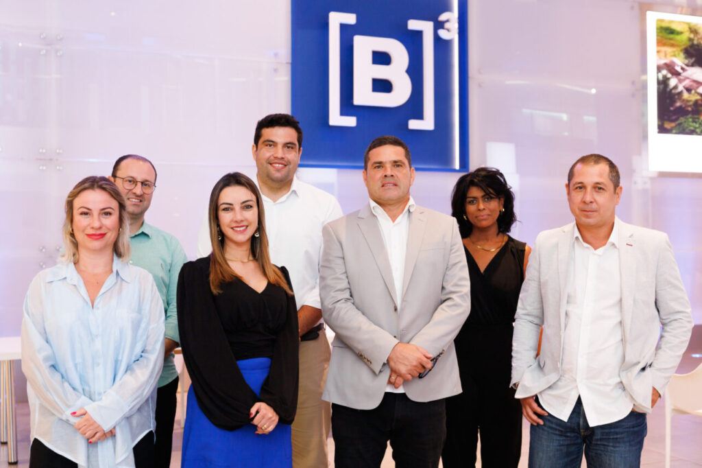 Comitiva esteve na B3 em São Paulo para alinhar estratégias de atração de investimentos ao Distrito de Inovação.